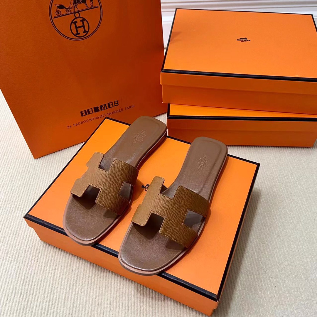 에르메스 올수공 오란 슬리퍼 샌들 앱송 32